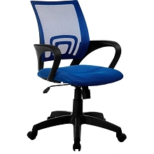 КАЧЕСТВЕННЫЕ МАТЕРИАЛЫ Кресло офисное С-804 Синий, пластик, сетка
