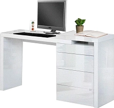 Стол письменный Армандо-3 глянцевый МДФ МАЛЬМ Икеа (IKEA)