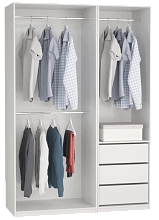 Шкаф для гардеробной Дели 22 ПАКС Икеа (IKEA)