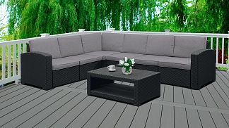 Комплект садовой мебели IDEA GRAND 5 светло-серый