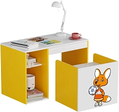 Комплект детский стол со стулом Юниор Оранжевая Корова 2
