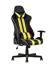Кресло геймерское TopChairs Camaro желтое