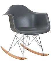 Кресло-качалка LMZL-PP620A серое