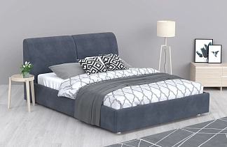 Кровать Бекка chenille grey