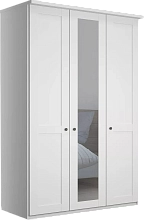 Шкаф распашной София-6 Икеа (IKEA) трехдверный с зеркалом мдф