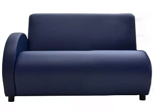 Модуль диванный двухместный с правым подлокотником Клауд