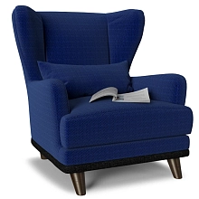 Кресло Оскар Lux blue