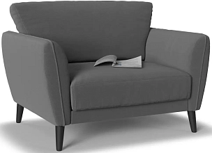 Кресло-кровать Солано французская раскладушка Zara grey