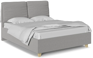 Кровать с подъемным механизмом Лаура ПМ Серый