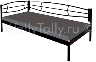 Кровать металлическая Аура дизайн 2