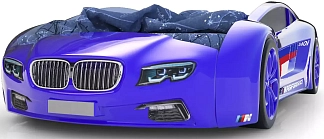 Кровать-машина Roadster БМВ синяя
