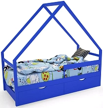 Кровать-домик Scandi синий