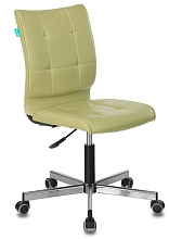 Кресло компьютерное Бюрократ CH-330M/GREEN без подлокотников зеленый Best 79 обивка экокожа крестовина метал