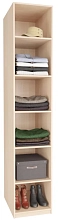 Шкаф для гардеробной Дели 11 ПАКС Икеа (IKEA) Дуб молочный